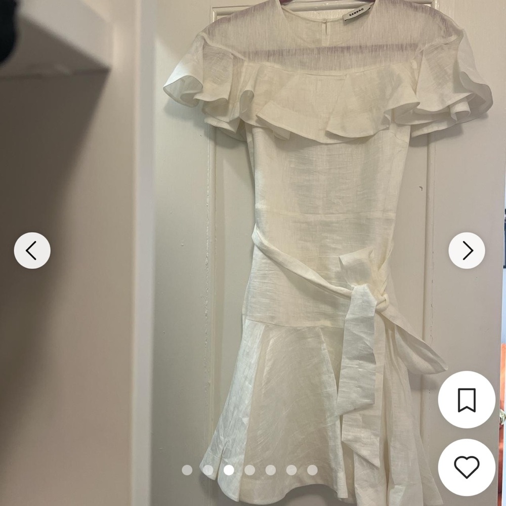 SANDRO Spring Summer
Majorque Ruffled Dress NWOT - Picture 6 of 8